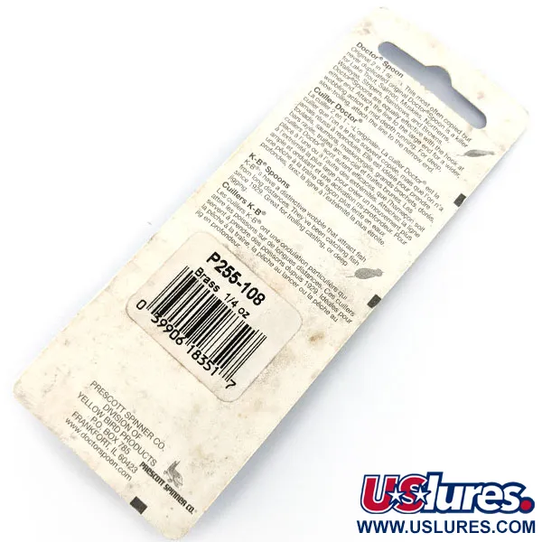 Prescott Spinner Little Doctor 255, złoto, 7 g błystka wahadłowa #20687