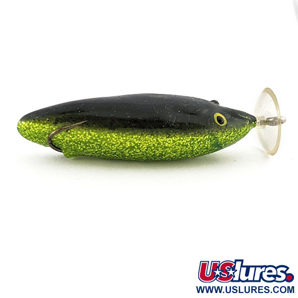 Mann's Bait  Vintage Mann’s Spitting Shad Weedless ​ Frog  , green glitter, 7 g  #20689