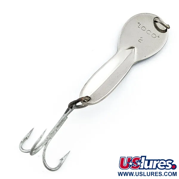  Glen Evans Loco 2, nikiel/niebieski, 7 g błystka wahadłowa #20700