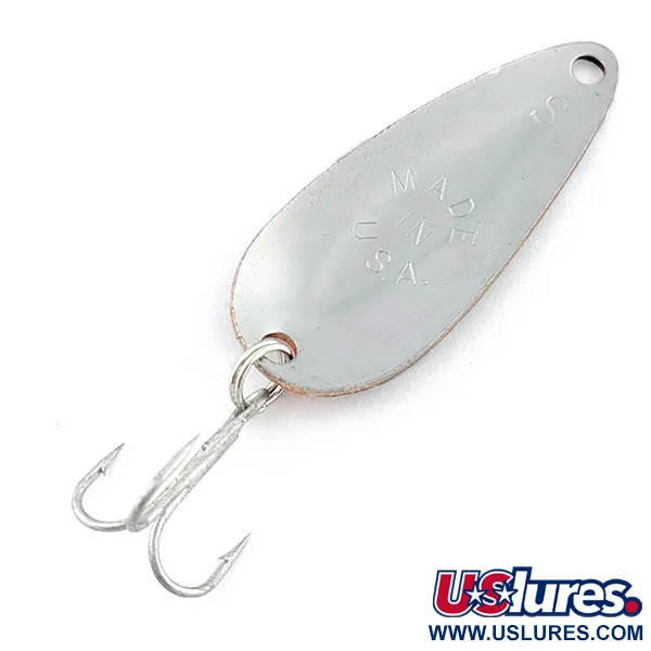 Worth Chippewa Steel Spoon, czarny/czerwony/nikiel, 6 g błystka wahadłowa #20705