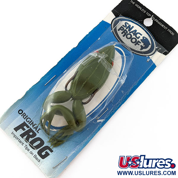  Snag Proof Original Frog, Green, 10 g  #20731