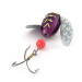 Yakima Bait Spin-N-Glo, Mylar Wings - Metallic Purple Chartreuse Tiger, 4 g  #20742