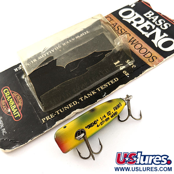  Luhr Jensen Bass Oreno Classic Woods, Frog, 7 g wobler #20748