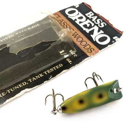 Luhr Jensen Bass Oreno Classic Woods, Frog, 7 g wobler #20748