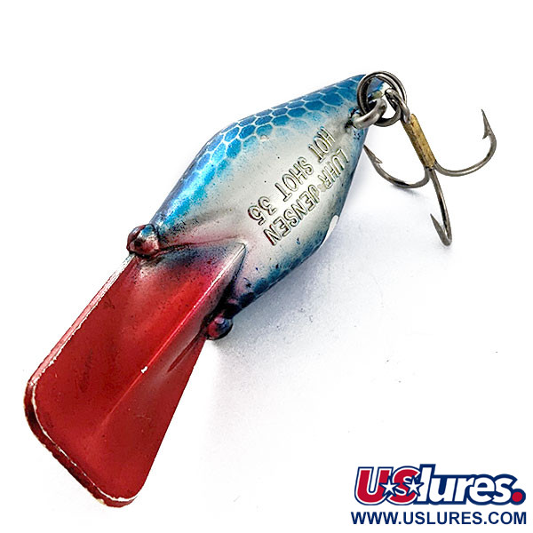  Luhr Jensen Hot Shot 35 No Rattle, Silver Blue Pirate, 7 g wobler #20762