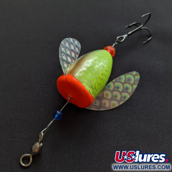 Yakima Bait Spin-N-Glo, Mylar Wings - Fire Tiger, 8 g błystka obrotowa #20786