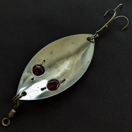 Gibbs Ruby eye Wiggler, nikiel/czerwone oczy, 35 g błystka wahadłowa #20823