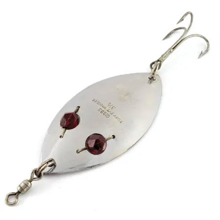 Gibbs Ruby eye Wiggler, nikiel/czerwone oczy, 35 g błystka wahadłowa #20823