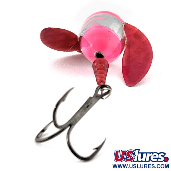 Yakima Bait Spin-N-Glo, Double Trouble UV Pink (DTUP-MP), 4 g błystka obrotowa #20833