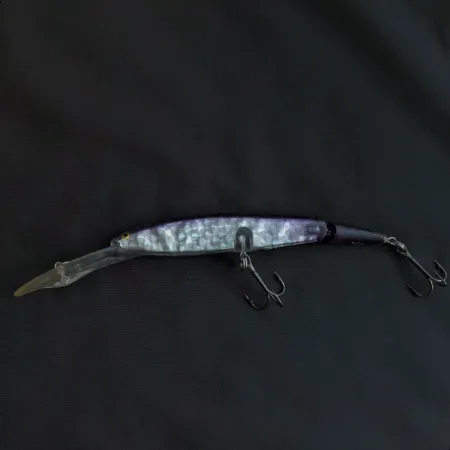 Vintage Bill Norman Deep 2JD, Clear/Purple, 14 g wobler #20882