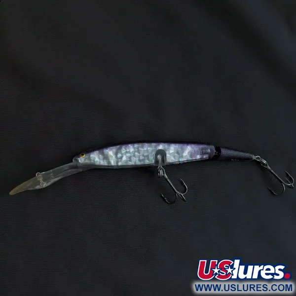  Vintage Bill Norman Deep 2JD, Clear/Purple, 14 g wobler #20882