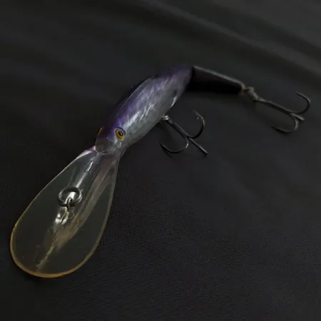 Vintage Bill Norman Deep 2JD, Clear/Purple, 14 g wobler #20882