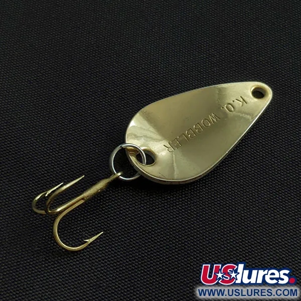 Acme K.O. Wobbler, biały/czarny/złoty, 3,5 g błystka wahadłowa #20885