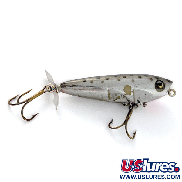 Luhr Jensen Rhoden Baby  Johnny Rattler Rattalur, chrom/czarny, 7 g wobler #20889