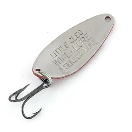 Seneca Little Cleo, czerwony/biały/nikiel, 7 g błystka wahadłowa #20906