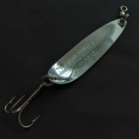 Luhr Jensen Krocodile #5, młotkowany nikiel, 21 g błystka wahadłowa #20908