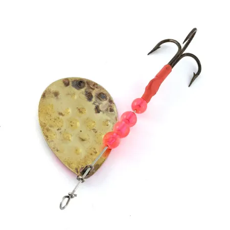 Luhr Jensen Rainbow Spinner Glow, biały różowy Glow - świeci w ciemności, 12 g błystka obrotowa #20930