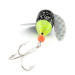 Yakima Bait Spin-N-Glo, Mylar Wings - Glitter Chartreuse Black, 8 g błystka obrotowa #20952