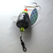 Yakima Bait Spin-N-Glo, Mylar Wings - Glitter Chartreuse Black, 8 g błystka obrotowa #20952