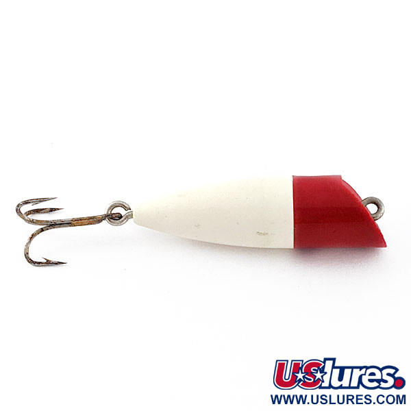 Atlantic Lures Atlaic Lures Crack popper, biało - czerwony, 3,5 g wobler #20958