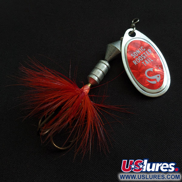 Yakima Bait Worden's Sonic Rooster Tail, nikiel/czerwony, 7 g błystka obrotowa #20981