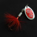 Yakima Bait Worden's Sonic Rooster Tail, nikiel/czerwony, 7 g błystka obrotowa #20981