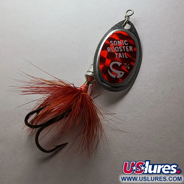 Yakima Bait Worden's Sonic Rooster Tail, nikiel/czerwony, 7 g błystka obrotowa #20981