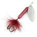 Yakima Bait Worden’s Original Rooster Tail, srebrny/czerwony, 12 g błystka obrotowa #20984