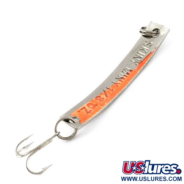 Yakima Bait Skiny-miny, nikiel/pomarańczowy, 4 g błystka wahadłowa #21032