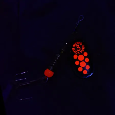 Mepps Black Fury 3, czarny/czerwony, 7 g błystka obrotowa #21049