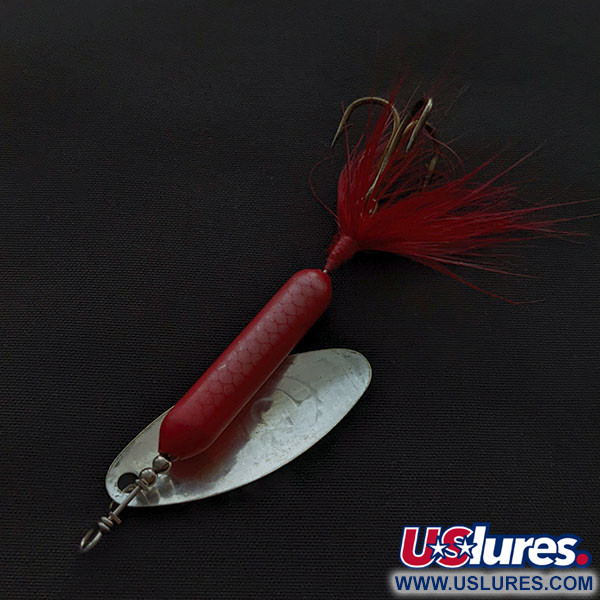 Yakima Bait Worden’s Original Rooster Tail, srebrny/czerwony, 12 g błystka obrotowa #21089