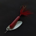 Yakima Bait Worden’s Original Rooster Tail, srebrny/czerwony, 12 g błystka obrotowa #21089