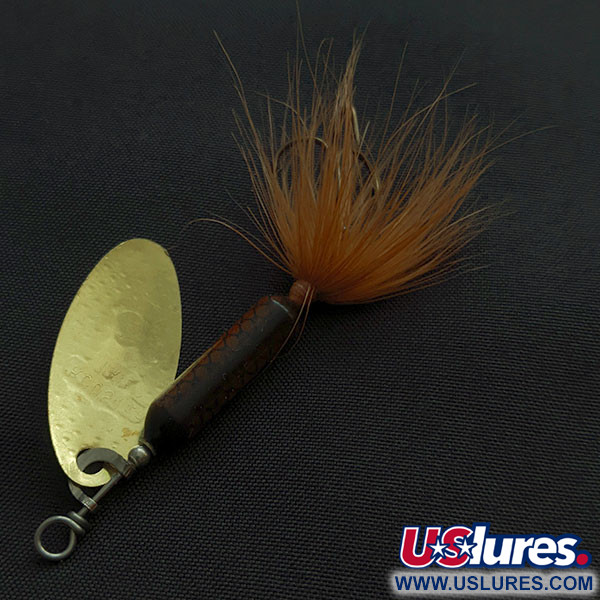 Yakima Bait Worden’s Original Rooster Tail 3, złoty/brązowy, 6 g błystka obrotowa #21115