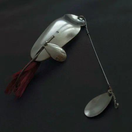 Heddon King Stanley, nikiel/czerwony, 21 g błystka wahadłowa #21122