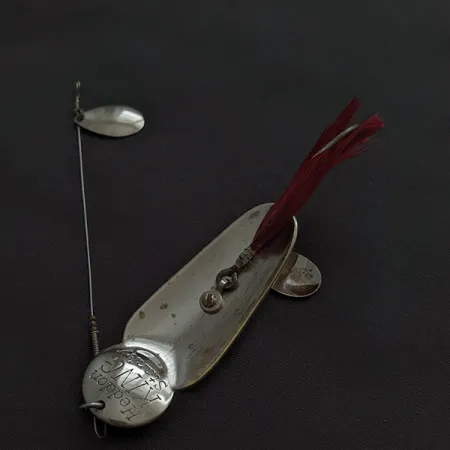 Heddon King Stanley, nikiel/czerwony, 21 g błystka wahadłowa #21122