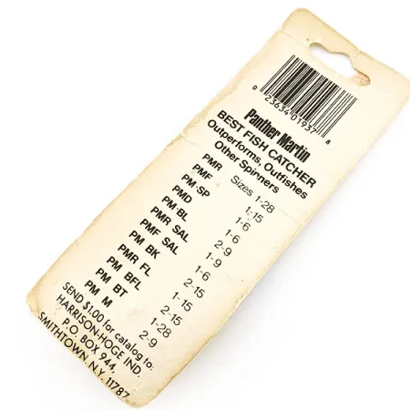 Panther Martin 6, pearl, 6 g błystka obrotowa #21140