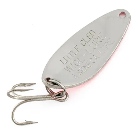 Seneca Little Cleo, biała perła/pomarańcza/nikiel, 7 g błystka wahadłowa #21147