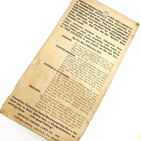 Hopkins No=Eql 4, nikiel, 65 g błystka wahadłowa #21155