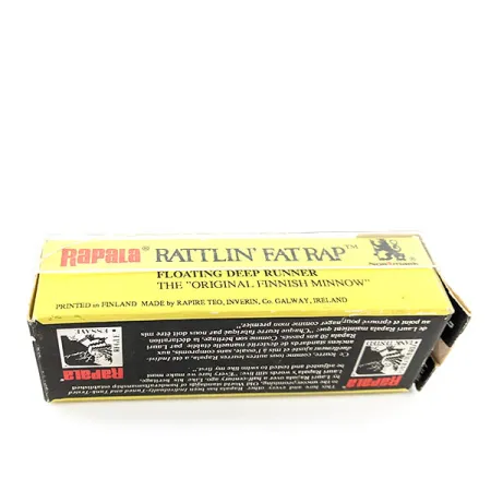 Rapala Rattlin Fat Rap RFR-7 G, GB (Golg Black), 18 g wobler #21191