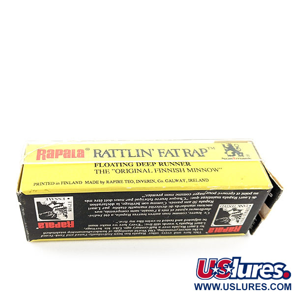  Rapala Rattlin Fat Rap RFR-7 G, GB (Golg Black), 18 g wobler #21191