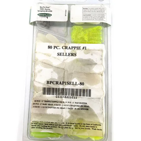 Bass Pro Shops Tournament Series 80 ps, zielony/perłowy/brązowy/czerwony/niebieski #21201