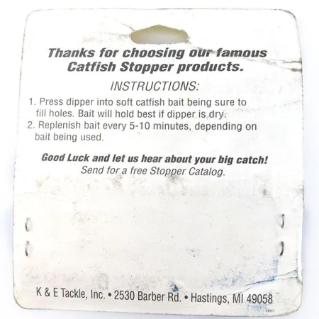 Catfish Теам Stopper Catfish Stopper Lures Bait Dipper, yellow #21202