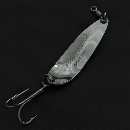 Luhr Jensen Krocodile #5, młotkowany nikiel, 28 g błystka wahadłowa #21241
