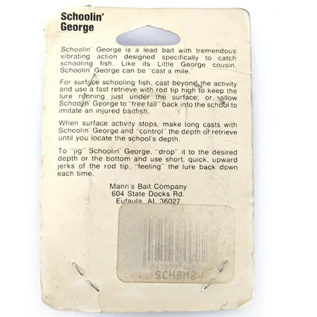 Mann's Bait  Mann's Schoolin' George, Chartreuse, 17 g błystka wahadłowa #21280