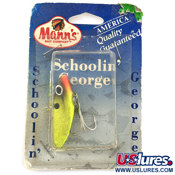 Mann's Bait  Mann's Schoolin' George, Chartreuse, 17 g  #21280