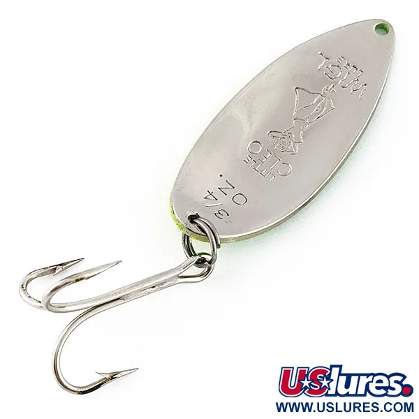 Seneca Little Cleo (Hula Girl), żółty/zielony/nikiel, 21 g błystka wahadłowa #21290