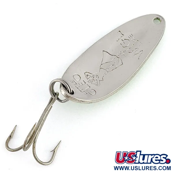 Seneca Little Cleo (Hula Girl), zielony/nikiel, 10 g błystka wahadłowa #21326