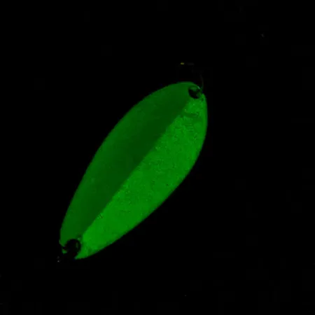 Seneca Little Cleo Glow, nikiel/biały/zielony Świecący - świeci w ciemności, 7 g błystka wahadłowa #21337