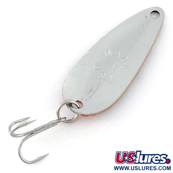 Worth Chippewa Steel Spoon, czerwony/czarny/nikiel, 6 g błystka wahadłowa #21352