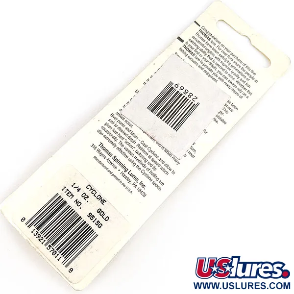  Thomas Cyclone , gold, 7 g błystka wahadłowa #21359